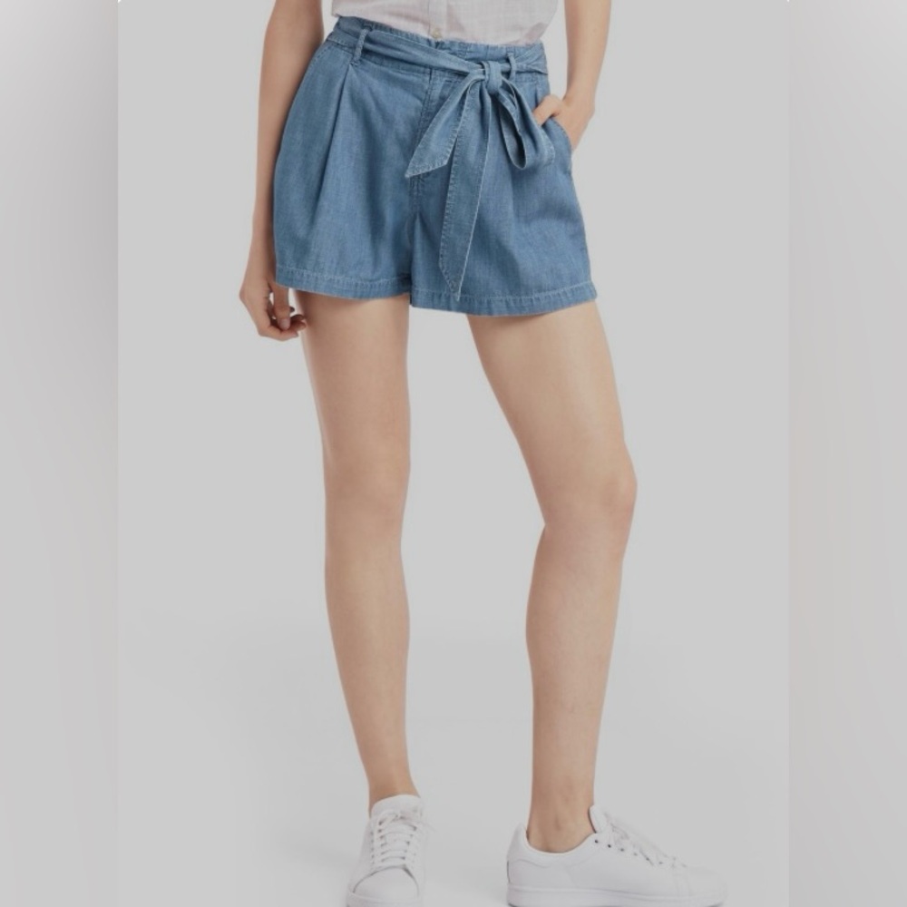 GAP High Waist Light Blue Women's Shorts
